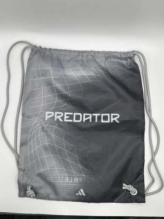 Men\'s Adidas Predator Precision Fg White Silver Metallic Soccer JS0571 Sz 8 NEW